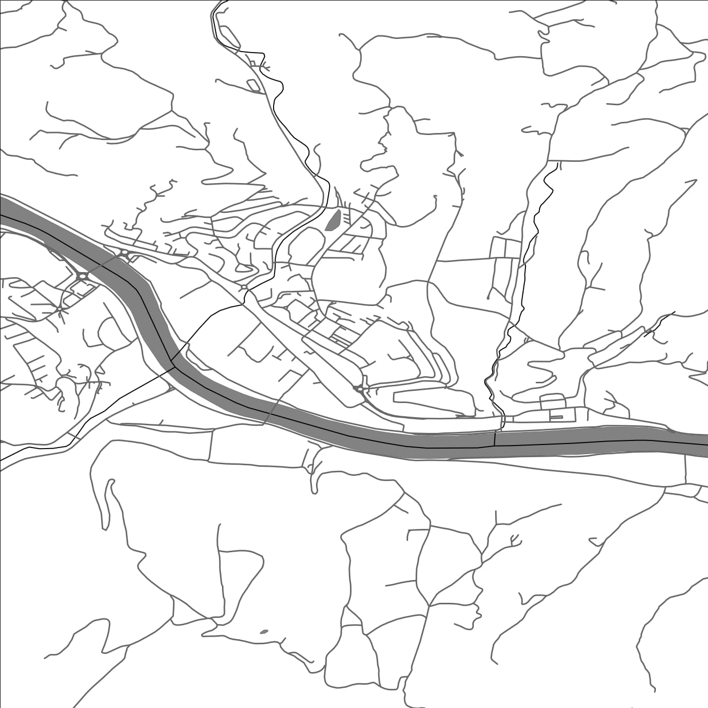 ROAD MAP OF SEVNICA, SLOVENIA BY MAPBAKES