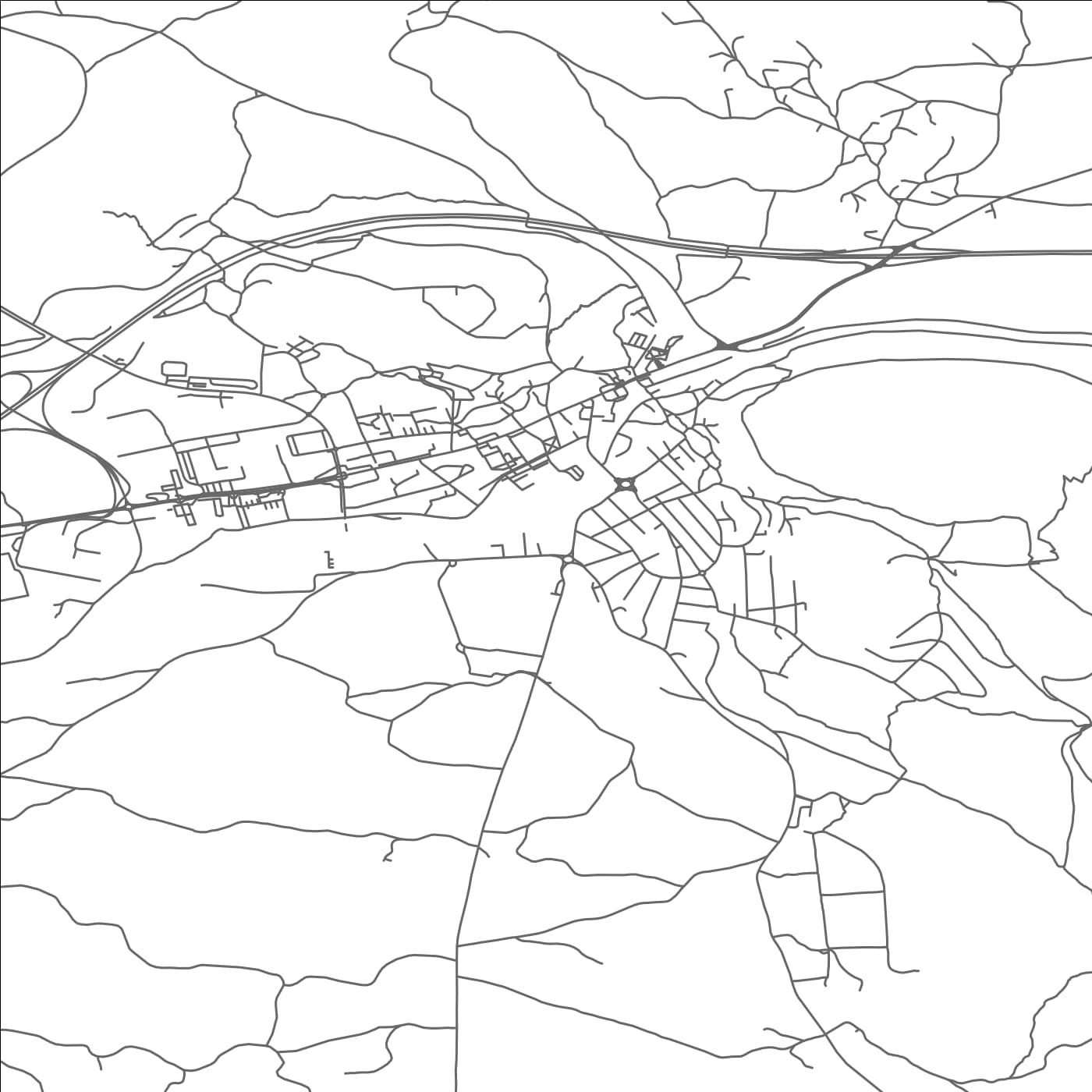 ROAD MAP OF SEŽANA, SLOVENIA BY MAPBAKES