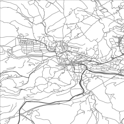 ROAD MAP OF ŠKOFJA LOKA, SLOVENIA BY MAPBAKES