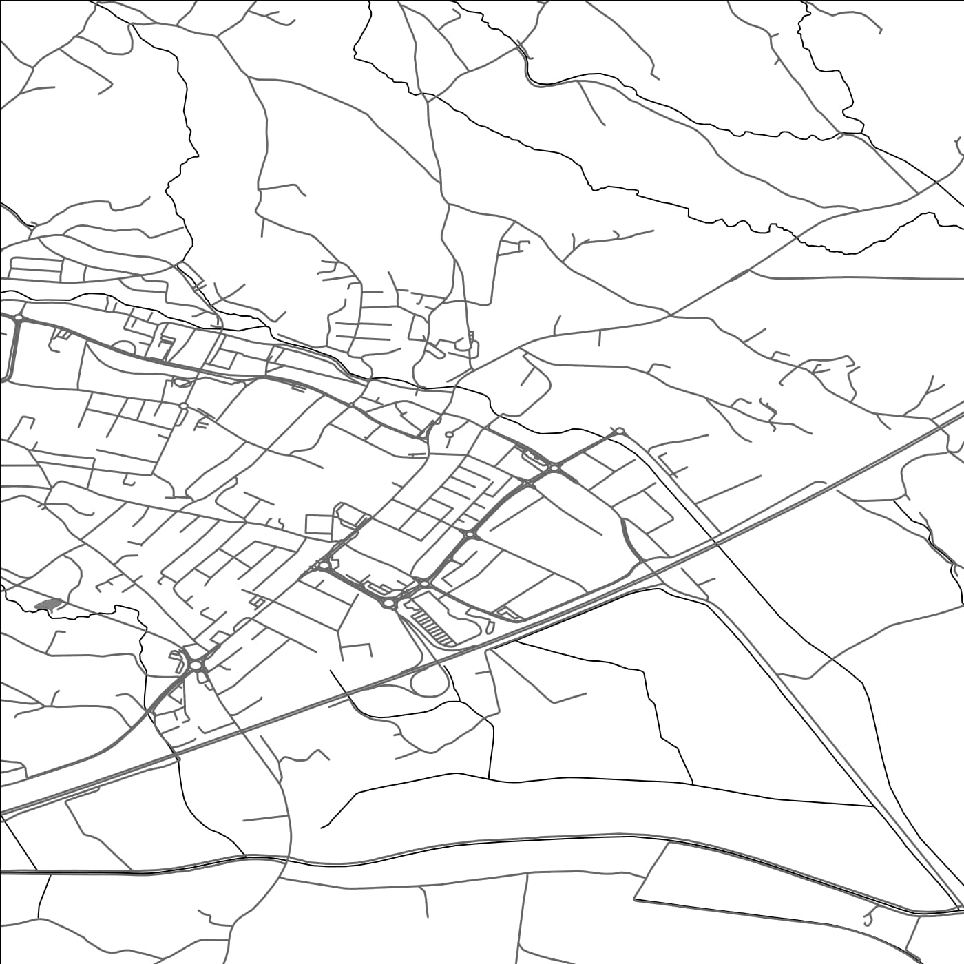 ROAD MAP OF SLOVENSKA BISTRICA, SLOVENIA BY MAPBAKES