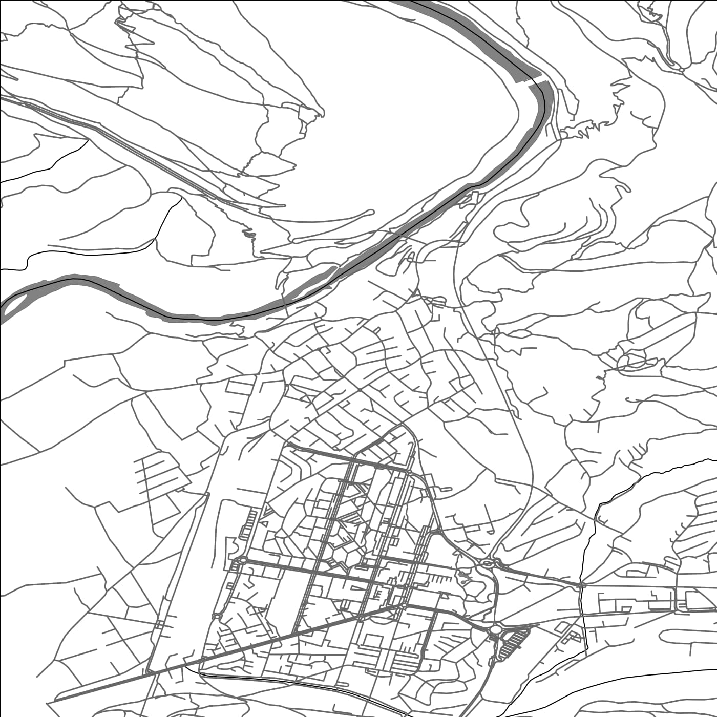 ROAD MAP OF SOLKAN, SLOVENIA BY MAPBAKES