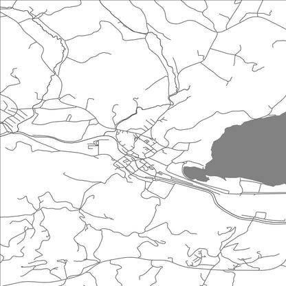 ROAD MAP OF ŠOŠTANJ, SLOVENIA BY MAPBAKES