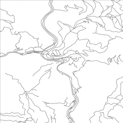 ROAD MAP OF SPODNJA IDRIJA, SLOVENIA BY MAPBAKES