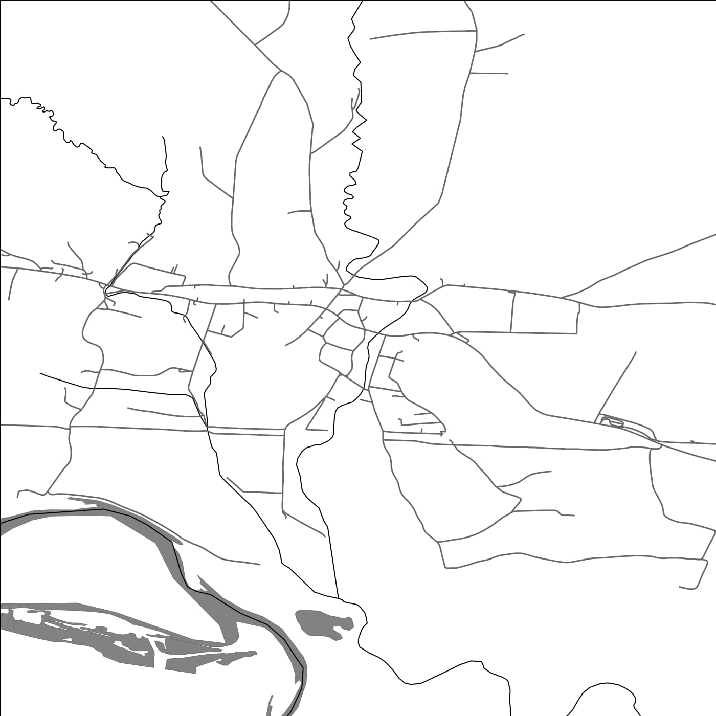 ROAD MAP OF SREDIŠCE OB DRAVI, SLOVENIA BY MAPBAKES