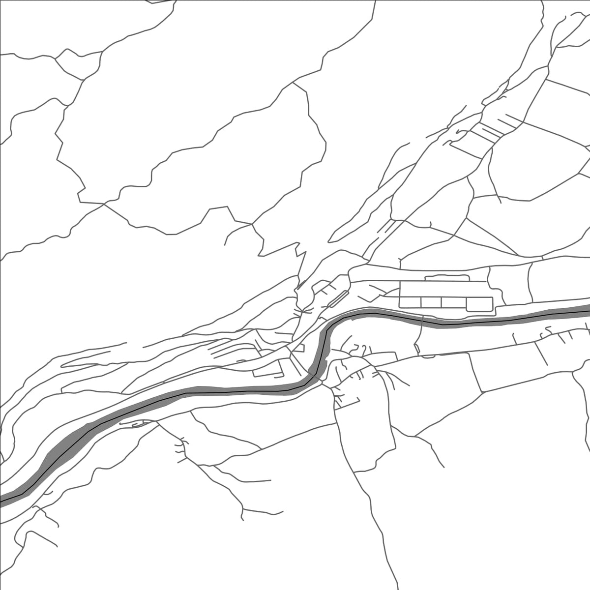 ROAD MAP OF STRAŽA, SLOVENIA BY MAPBAKES
