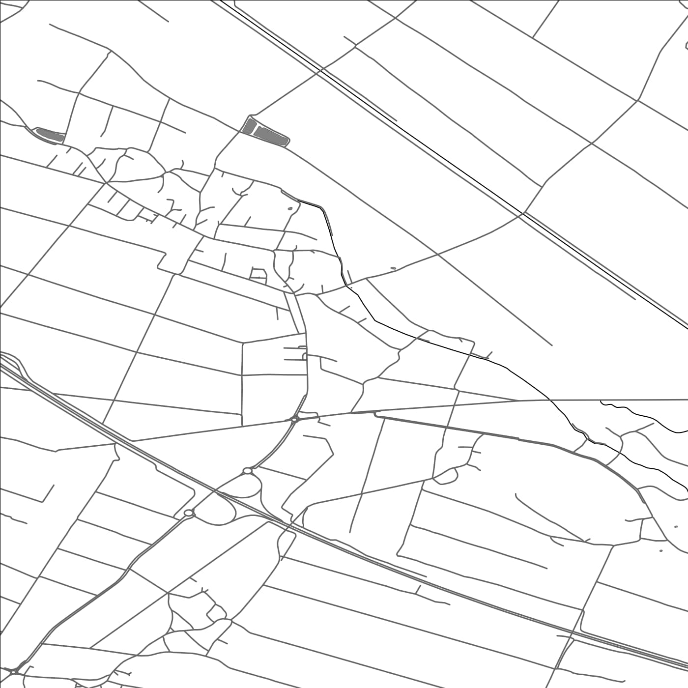 ROAD MAP OF TURNIŠCE, SLOVENIA BY MAPBAKES