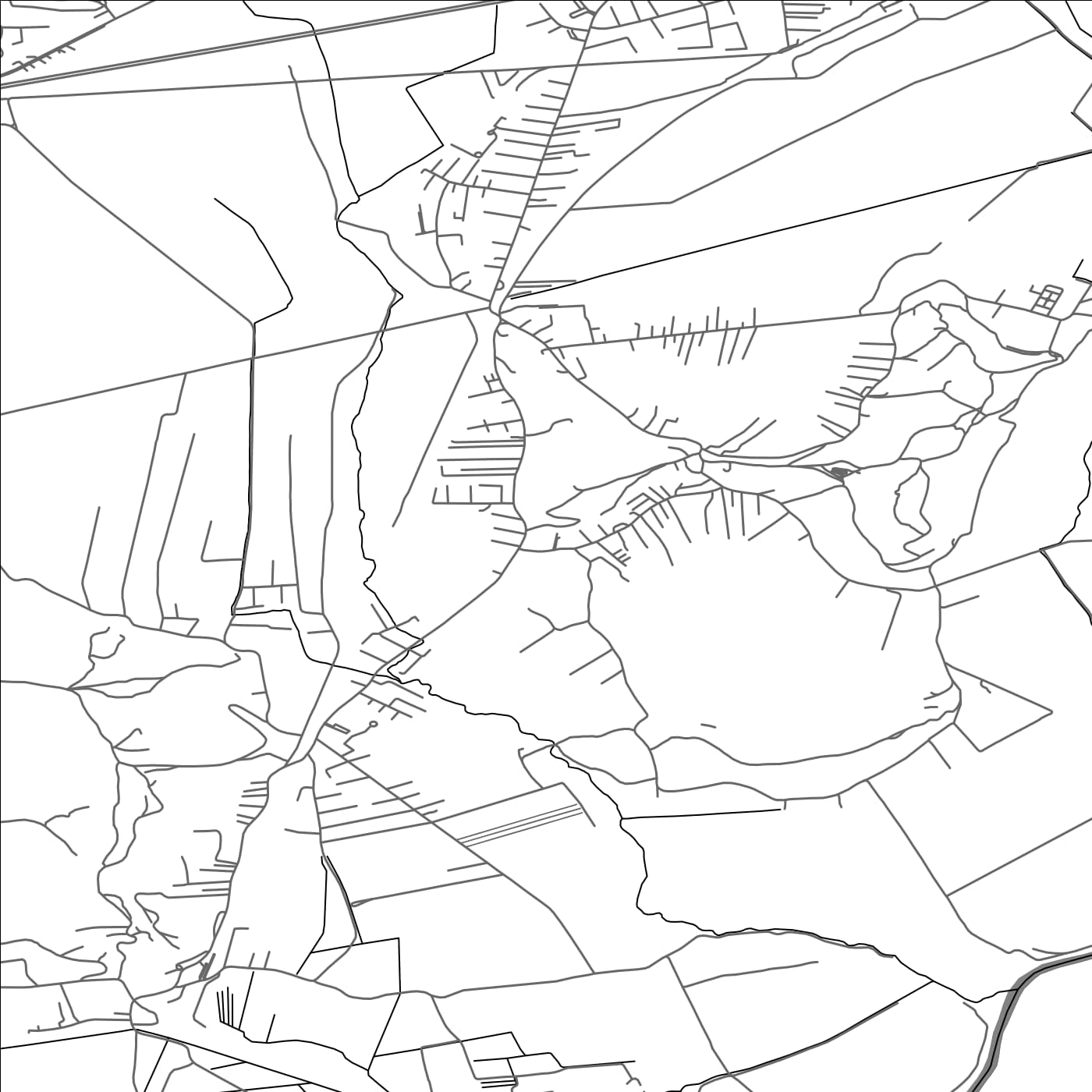 ROAD MAP OF VNANJE GORICE, SLOVENIA BY MAPBAKES