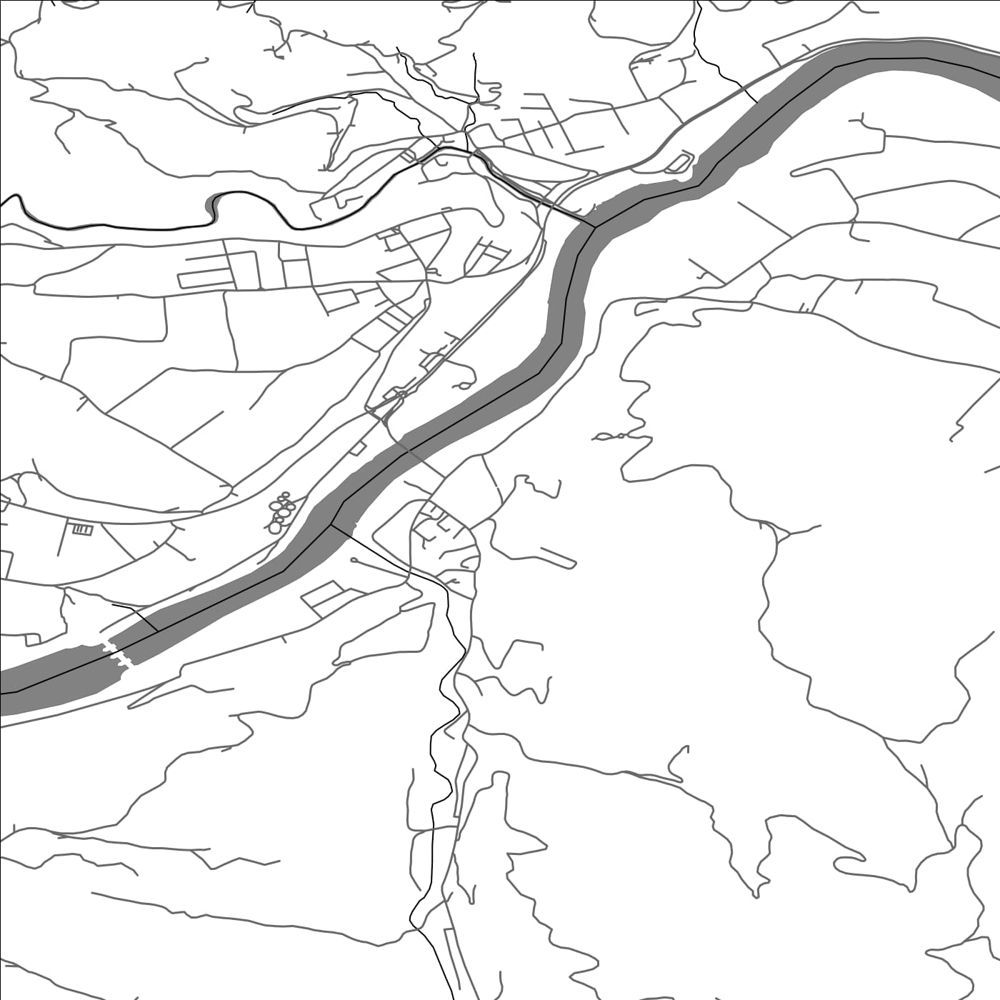 ROAD MAP OF VUZENICA, SLOVENIA BY MAPBAKES