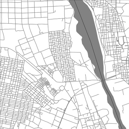 ROAD MAP OF KASSALA, SUDAN BY MAPBAKES