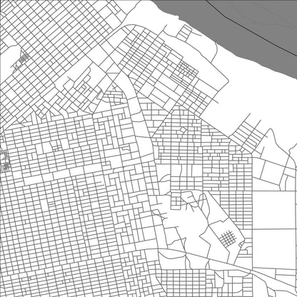 ROAD MAP OF KŪSTĪ, SUDAN BY MAPBAKES