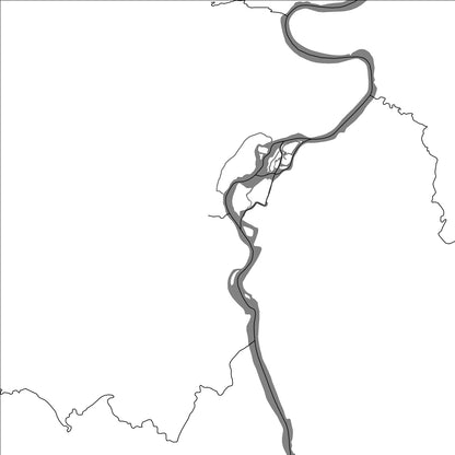 ROAD MAP OF AURORA, SURINAME BY MAPBAKES