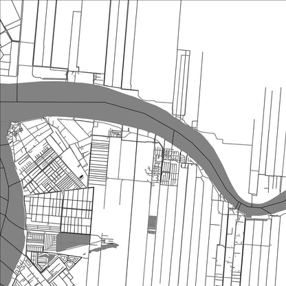 ROAD MAP OF GEERTRUIDENBERG, SURINAME BY MAPBAKES