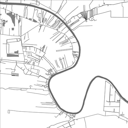 ROAD MAP OF GRONINGEN, SURINAME BY MAPBAKES