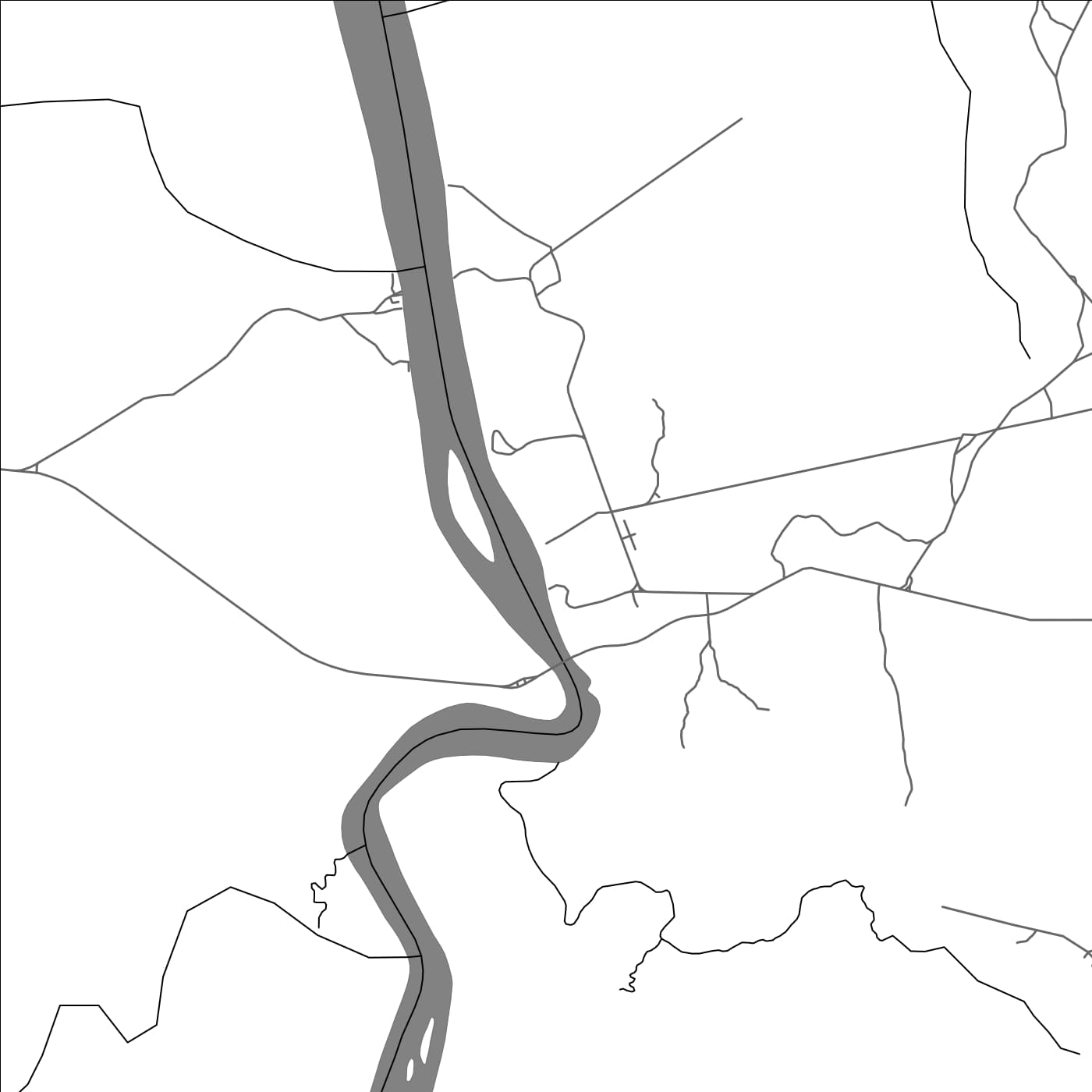 ROAD MAP OF JODEN SAVANNA, SURINAME BY MAPBAKES