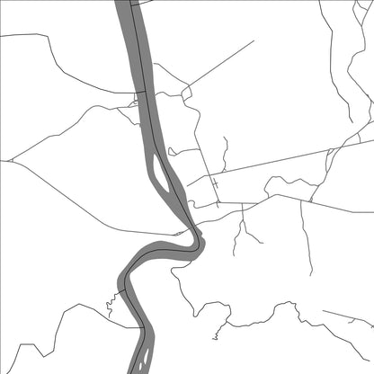 ROAD MAP OF JODEN SAVANNA, SURINAME BY MAPBAKES