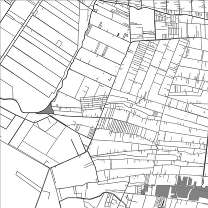 ROAD MAP OF KOEWARASAN, SURINAME BY MAPBAKES