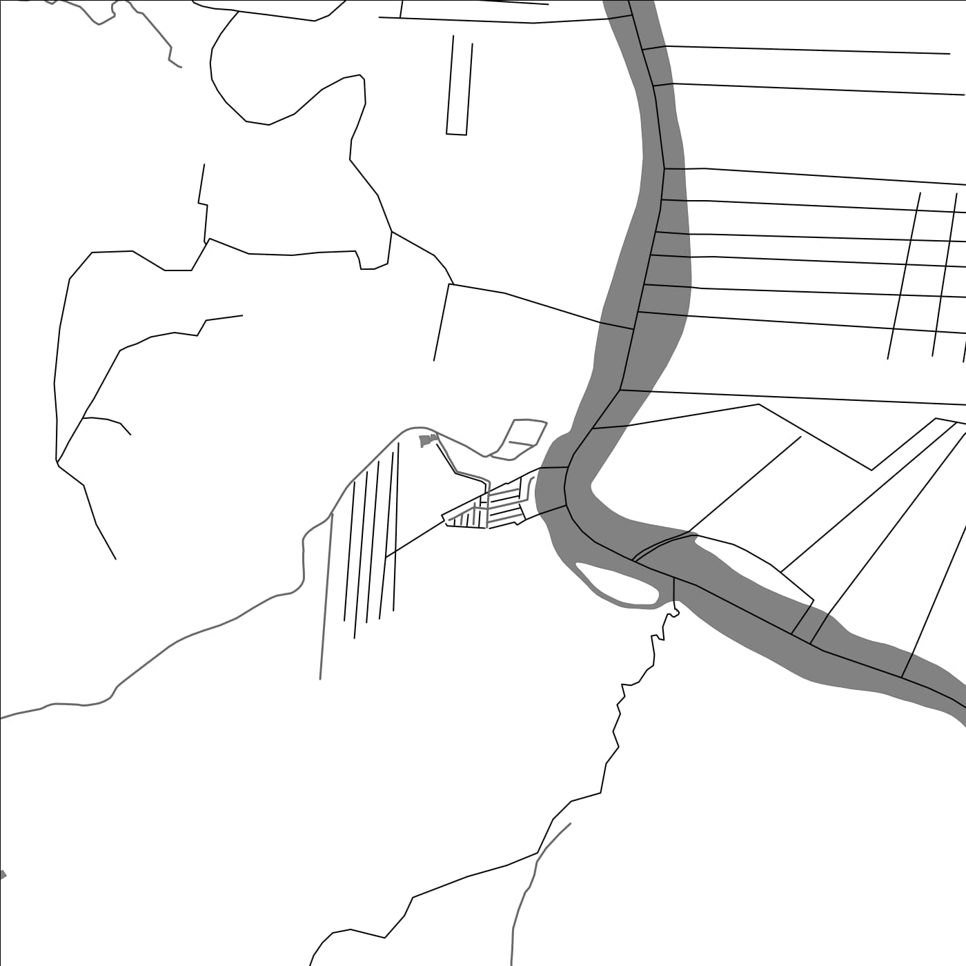 ROAD MAP OF LA SIMPLICITÉ, SURINAME BY MAPBAKES