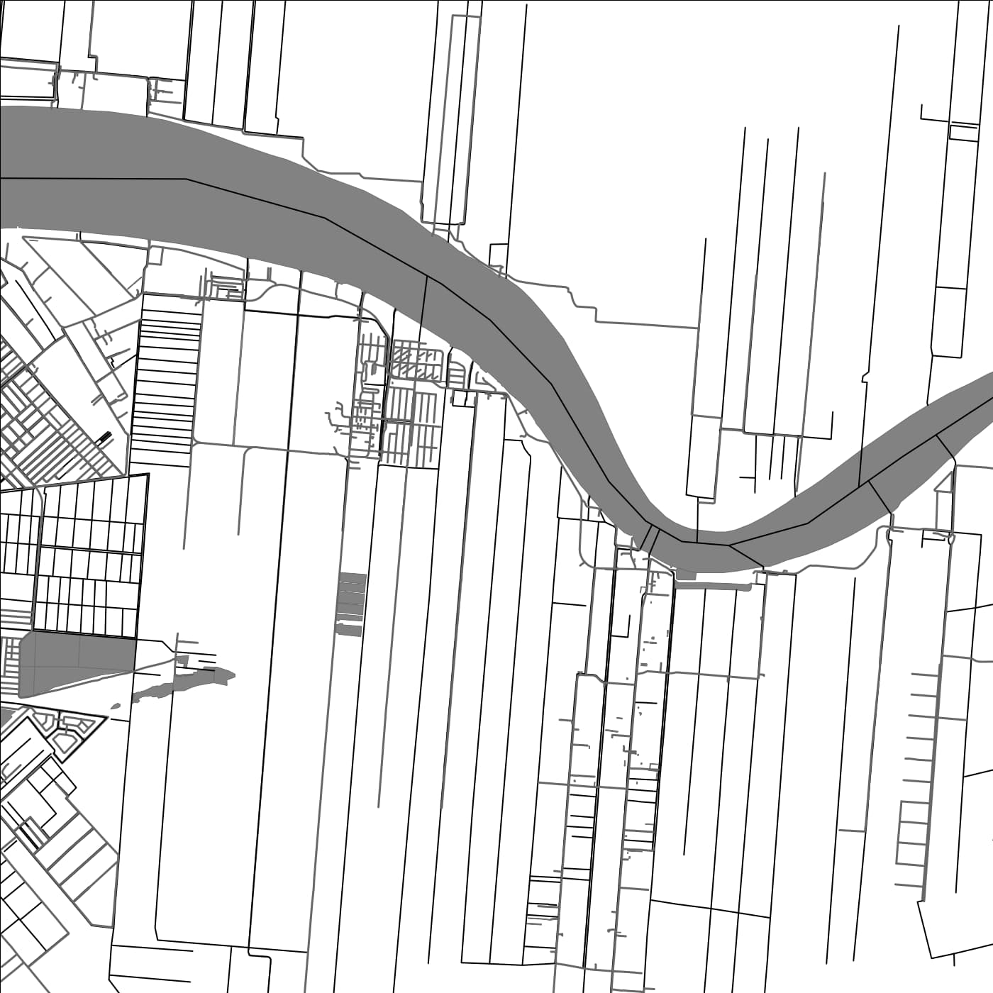 ROAD MAP OF LELIËNDAAL, SURINAME BY MAPBAKES