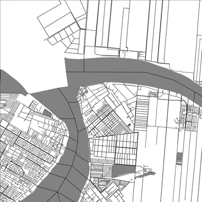 ROAD MAP OF NIEUW AMSTERDAM, SURINAME BY MAPBAKES