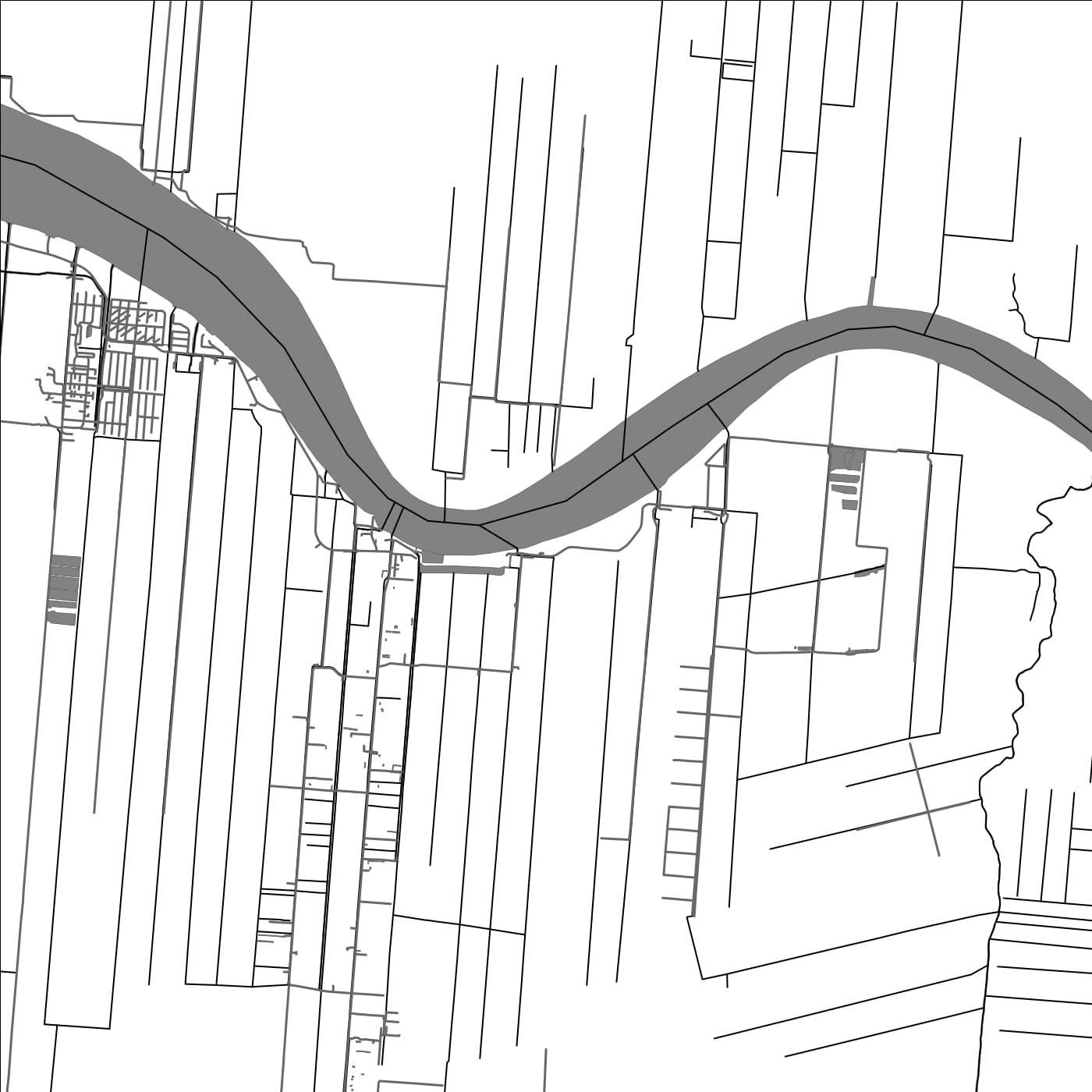 ROAD MAP OF NOW TRÉSOR, SURINAME BY MAPBAKES