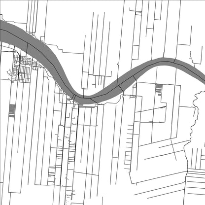 ROAD MAP OF NOW TRÉSOR, SURINAME BY MAPBAKES