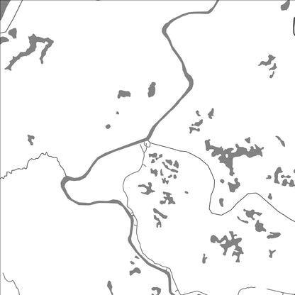 ROAD MAP OF RICANAU MOFFO, SURINAME BY MAPBAKES