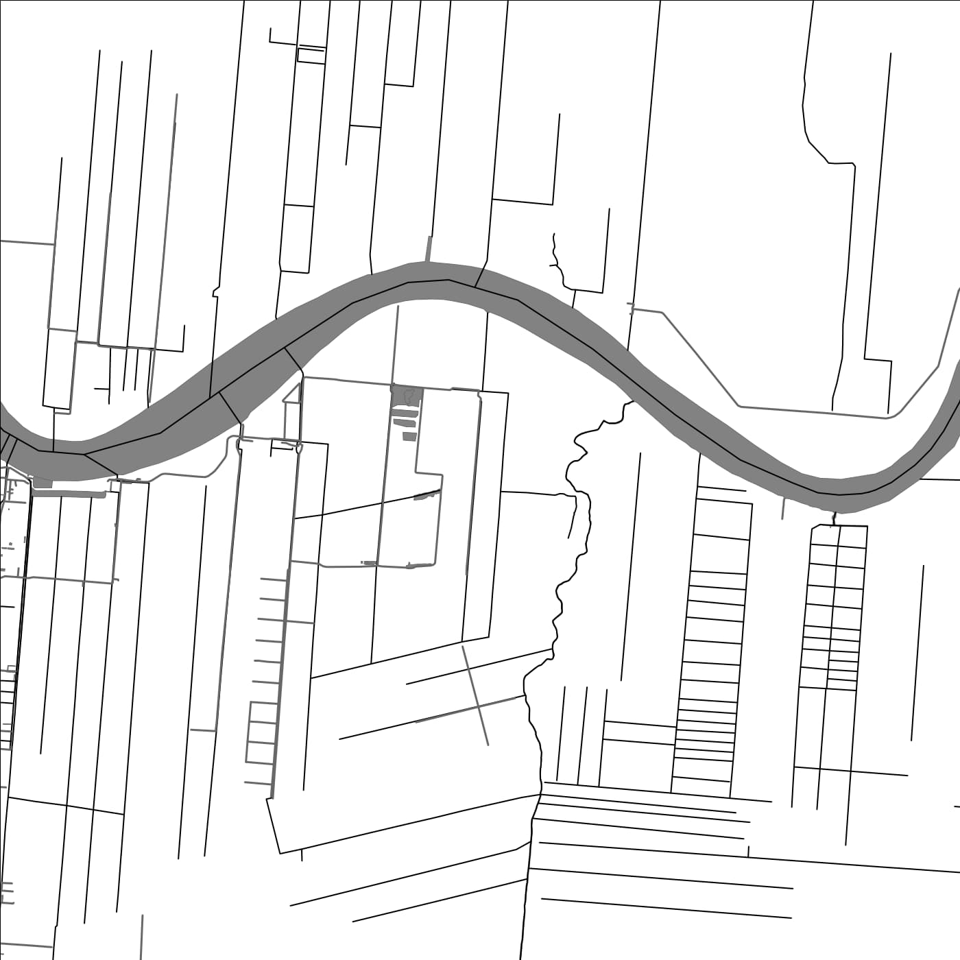 ROAD MAP OF SPIERINGSHOEK, SURINAME BY MAPBAKES