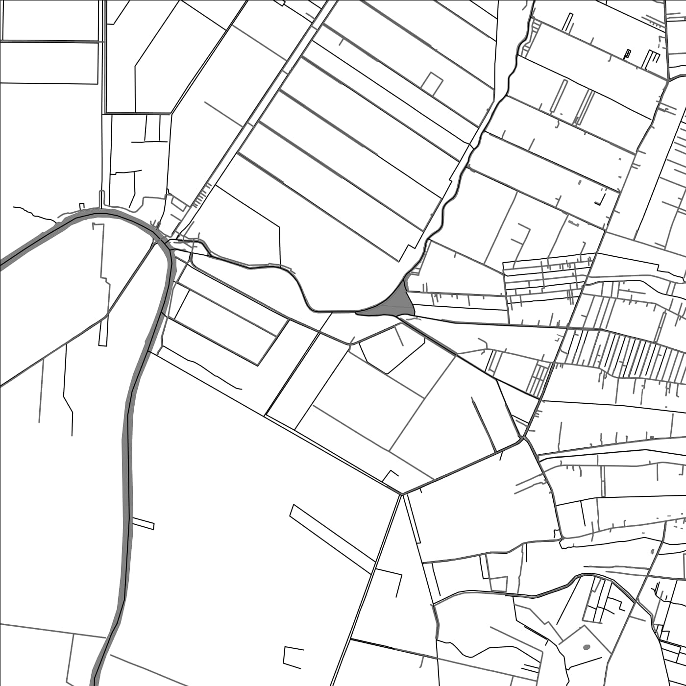 ROAD MAP OF TAWAJARI, SURINAME BY MAPBAKES