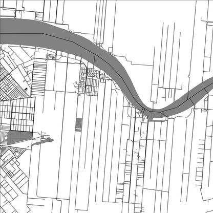 ROAD MAP OF ZORGVLIET, SURINAME BY MAPBAKES