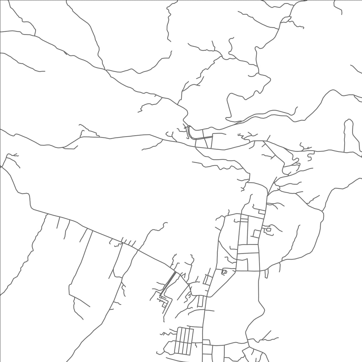 ROAD MAP OF BAUCAU, TIMOR-LESTE BY MAPBAKES