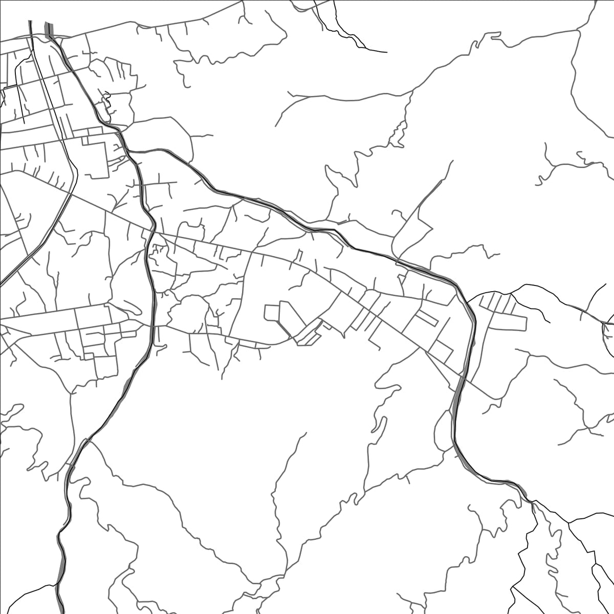 ROAD MAP OF BEKOSI ATAS, TIMOR-LESTE BY MAPBAKES