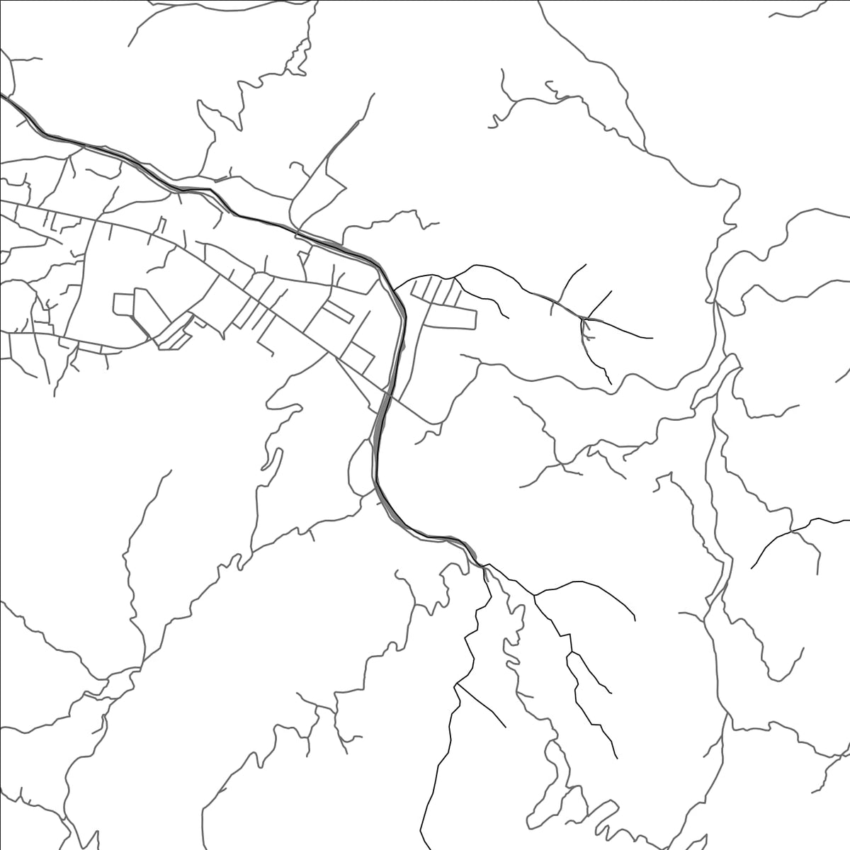 ROAD MAP OF BUBURLAU, TIMOR-LESTE BY MAPBAKES