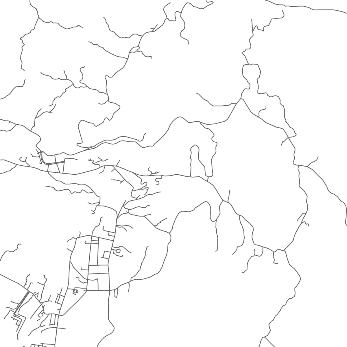 ROAD MAP OF DATAWA, TIMOR-LESTE BY MAPBAKES