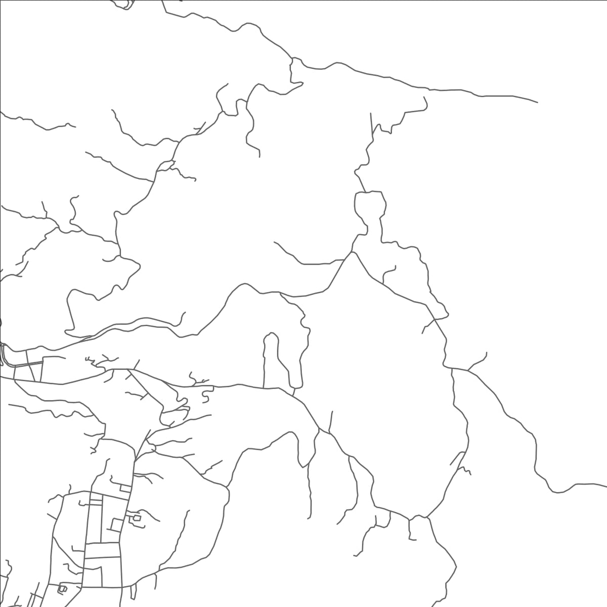 ROAD MAP OF KASMUTU, TIMOR-LESTE BY MAPBAKES