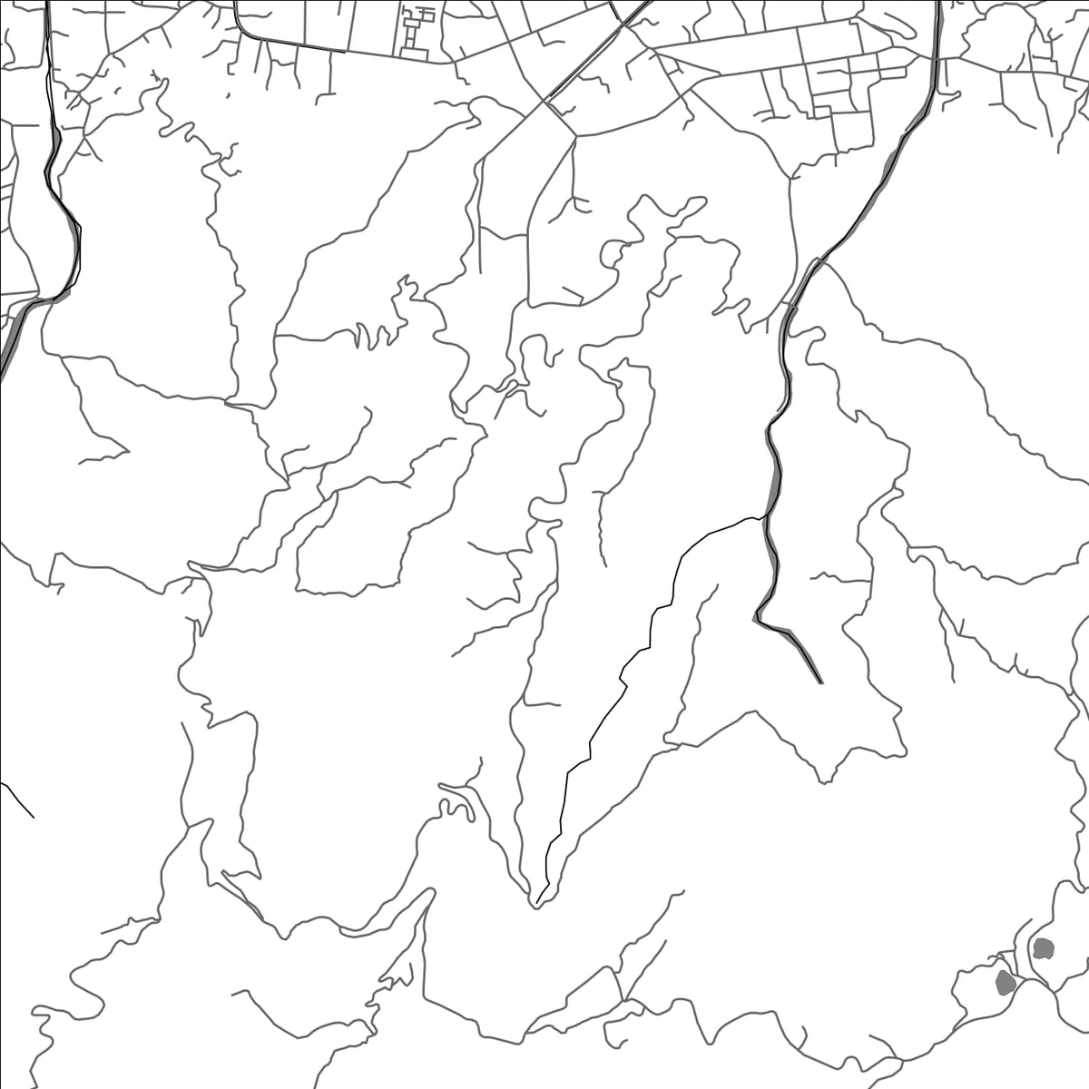 ROAD MAP OF LAHANE, TIMOR-LESTE BY MAPBAKES