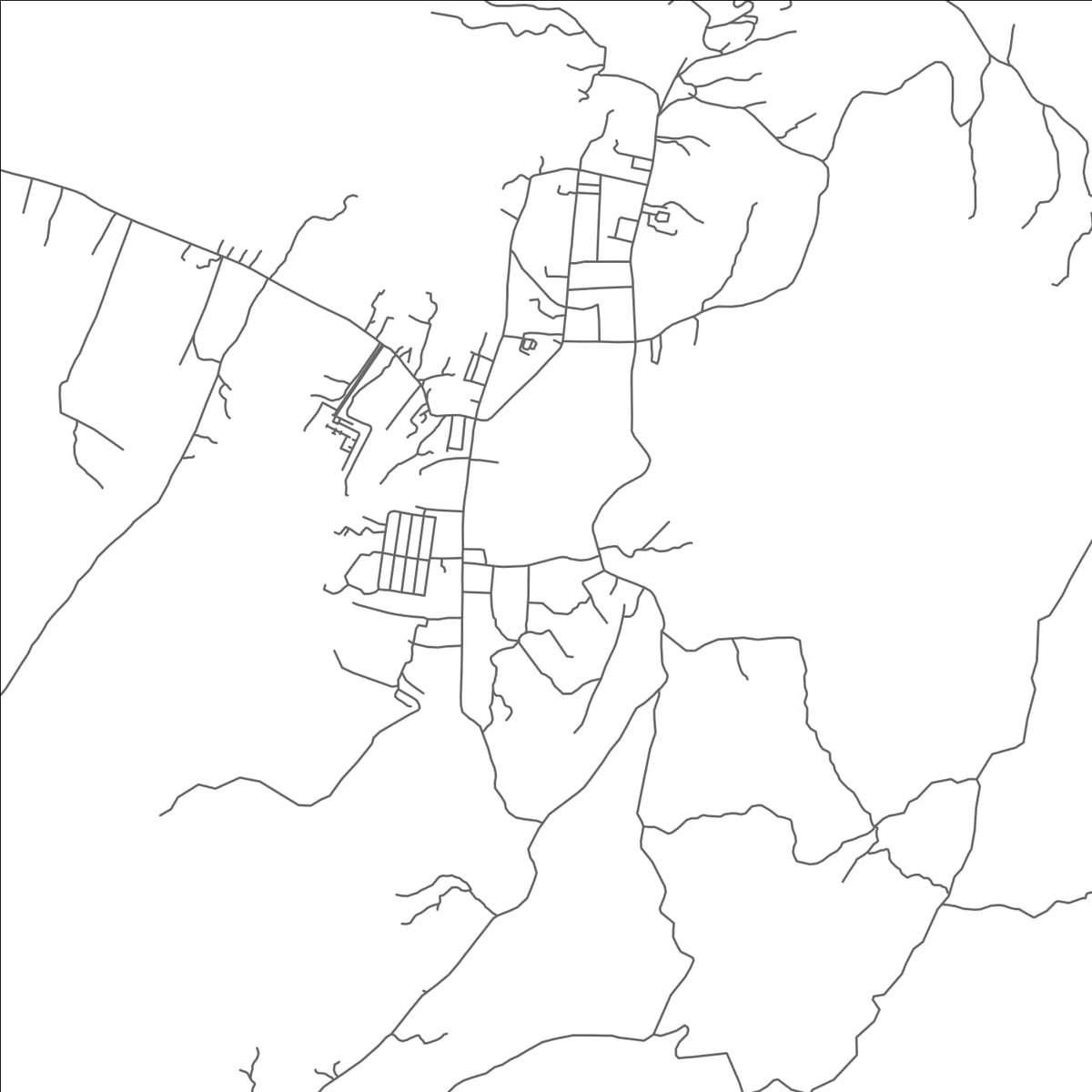 ROAD MAP OF LUTUMUTU, TIMOR-LESTE BY MAPBAKES
