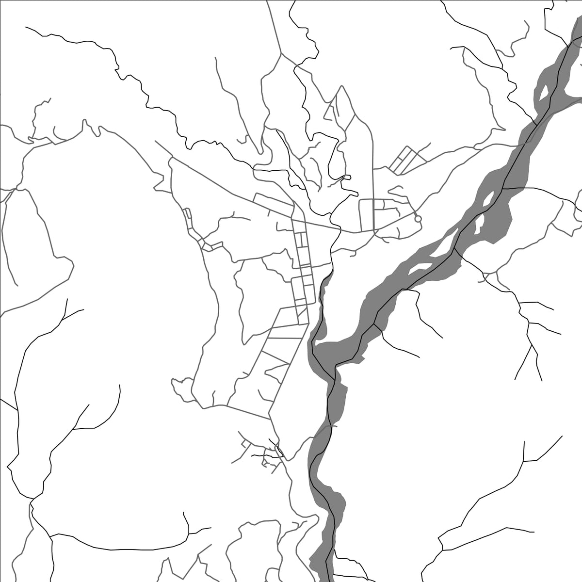 ROAD MAP OF MALERE, TIMOR-LESTE BY MAPBAKES