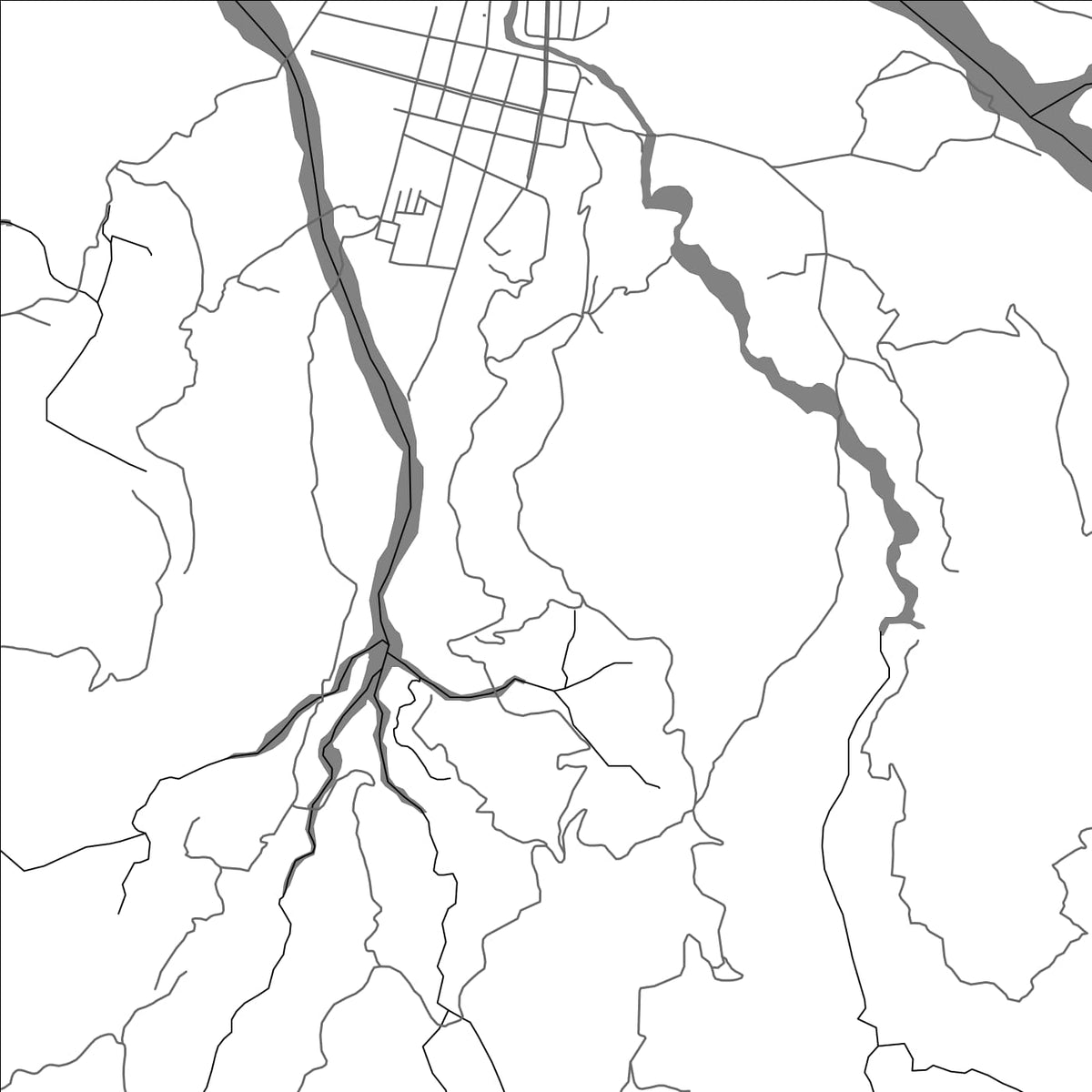 ROAD MAP OF MANGERO, TIMOR-LESTE BY MAPBAKES