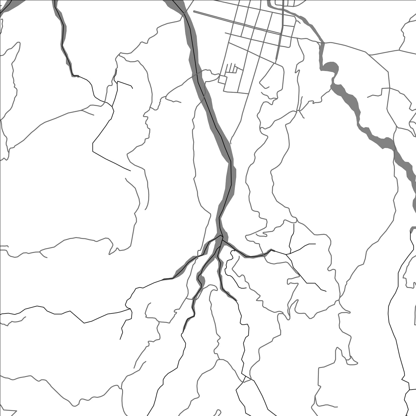 ROAD MAP OF URLETEPOHO, TIMOR-LESTE BY MAPBAKES