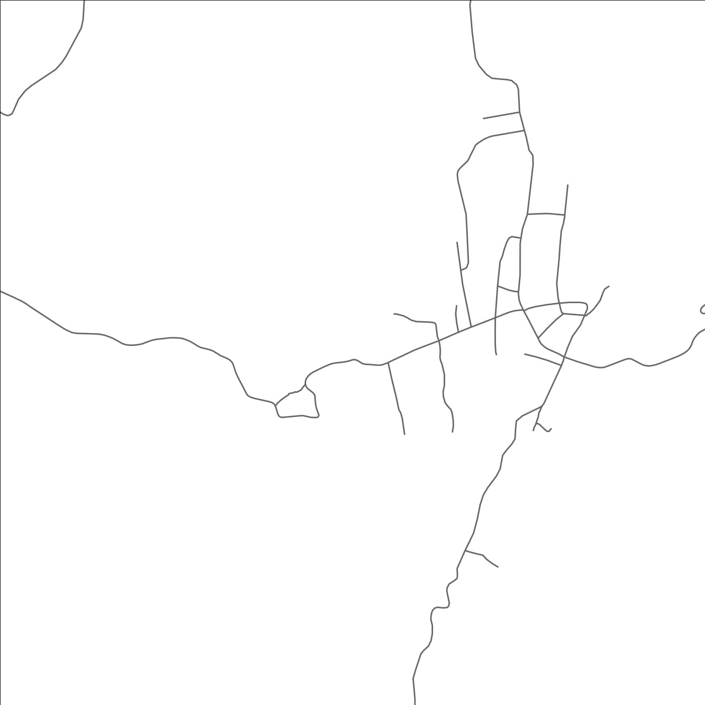 ROAD MAP OF BADOU, TOGO BY MAPBAKES