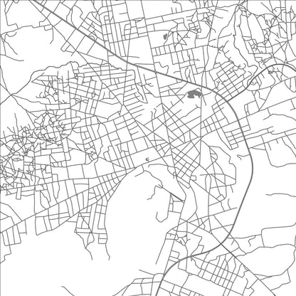 ROAD MAP OF DAPAONG, TOGO BY MAPBAKES