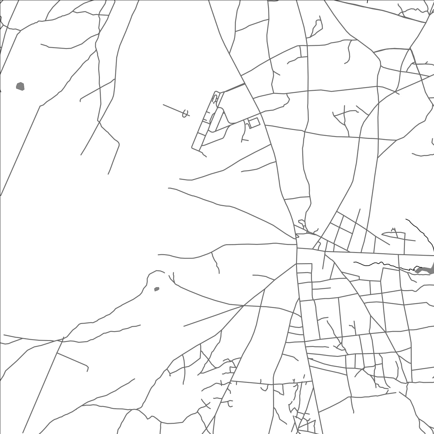 ROAD MAP OF NIAMTOUGOU, TOGO BY MAPBAKES