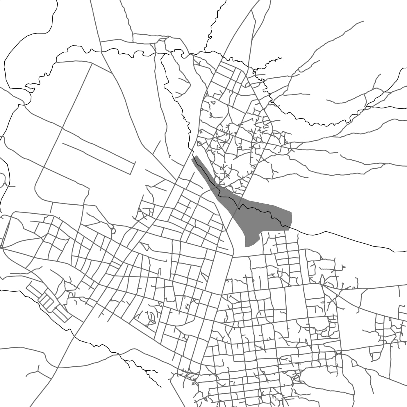 ROAD MAP OF SOTOUBOUA, TOGO BY MAPBAKES