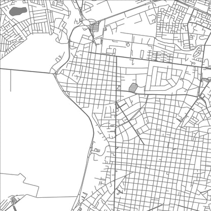 ROAD MAP OF ARAURE, VENEZUELA BY MAPBAKES