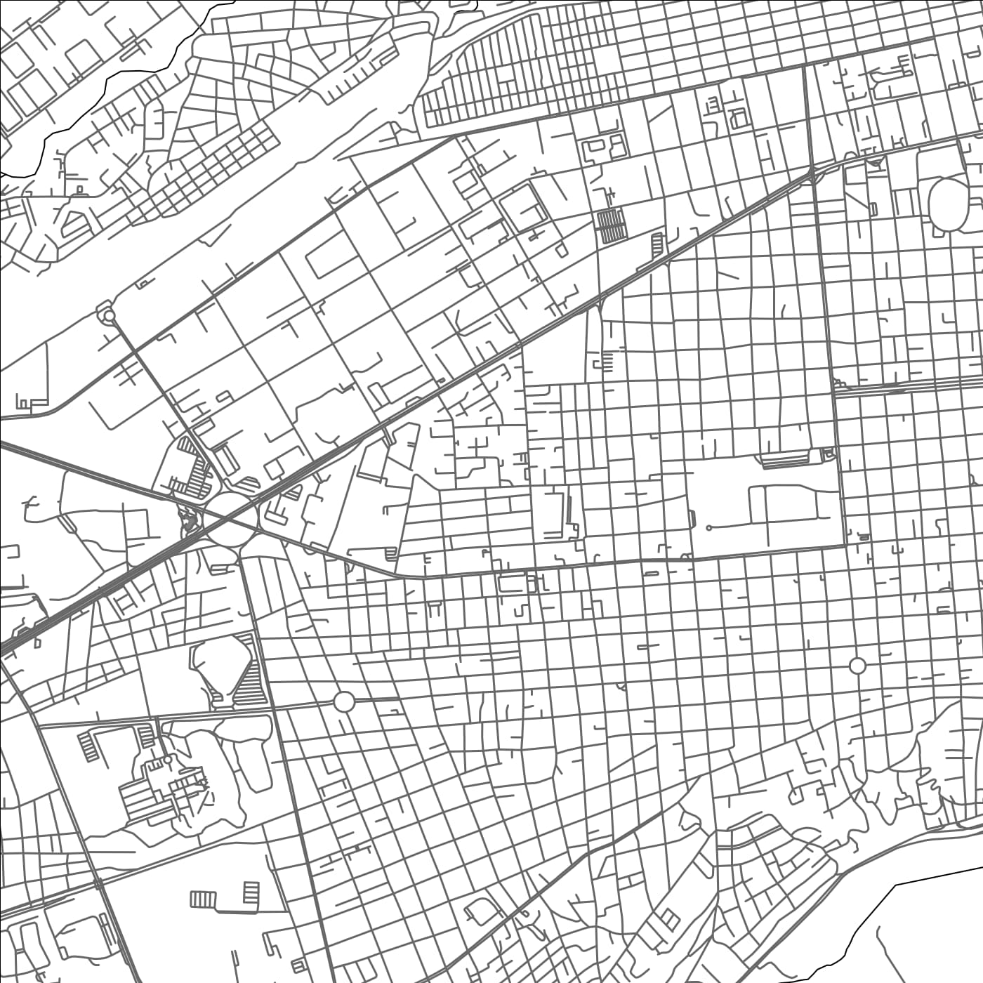 ROAD MAP OF BARQUISIMETO, VENEZUELA BY MAPBAKES