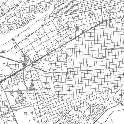 ROAD MAP OF BARQUISIMETO, VENEZUELA BY MAPBAKES