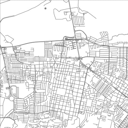 ROAD MAP OF CABUDARE, VENEZUELA BY MAPBAKES