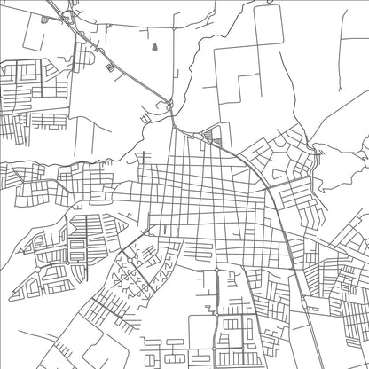 ROAD MAP OF CAGUA, VENEZUELA BY MAPBAKES