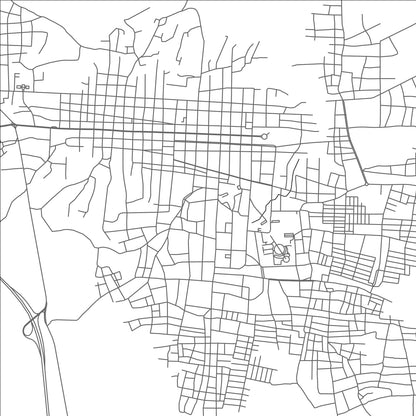 ROAD MAP OF CANTAURA, VENEZUELA BY MAPBAKES