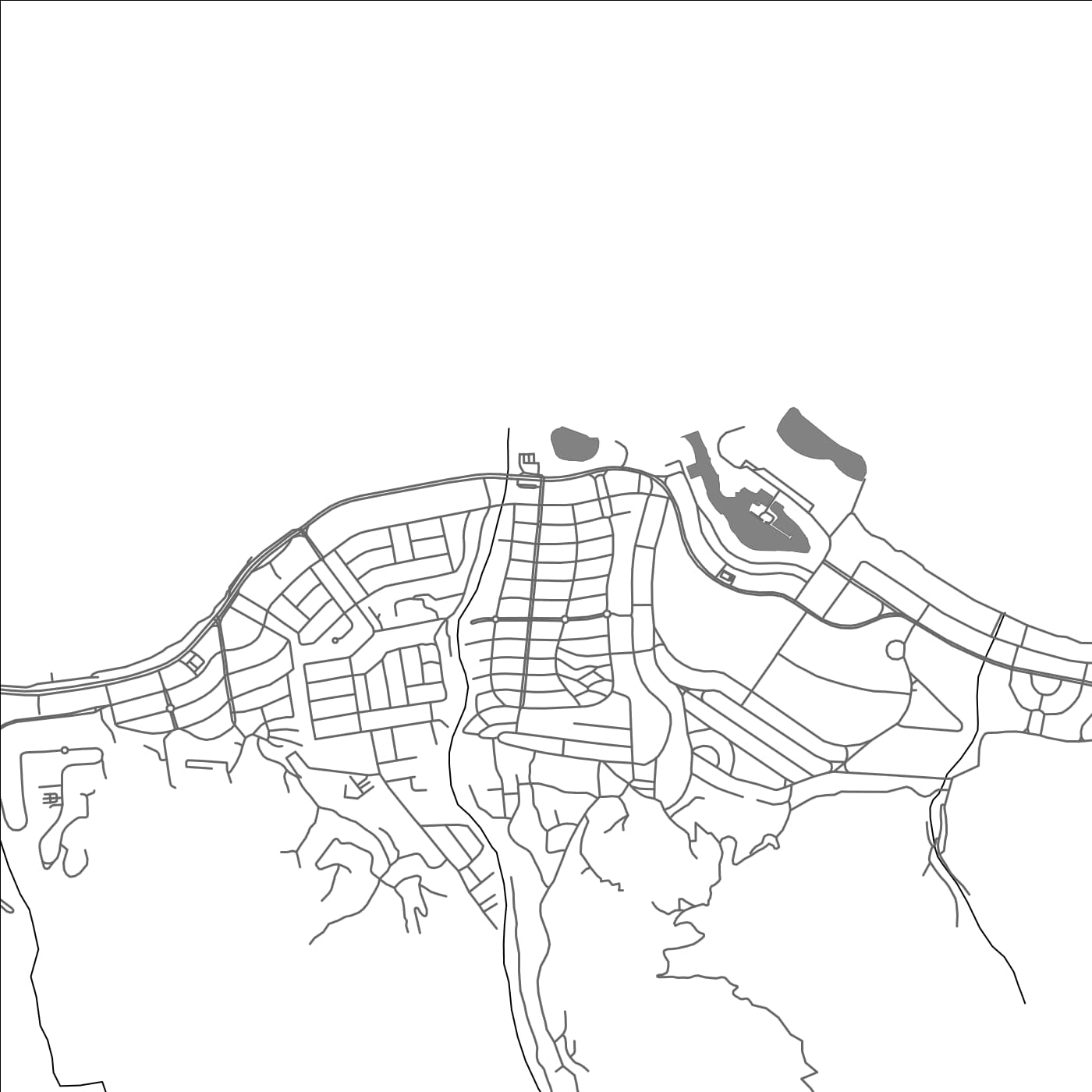 ROAD MAP OF CARABALLEDA, VENEZUELA BY MAPBAKES